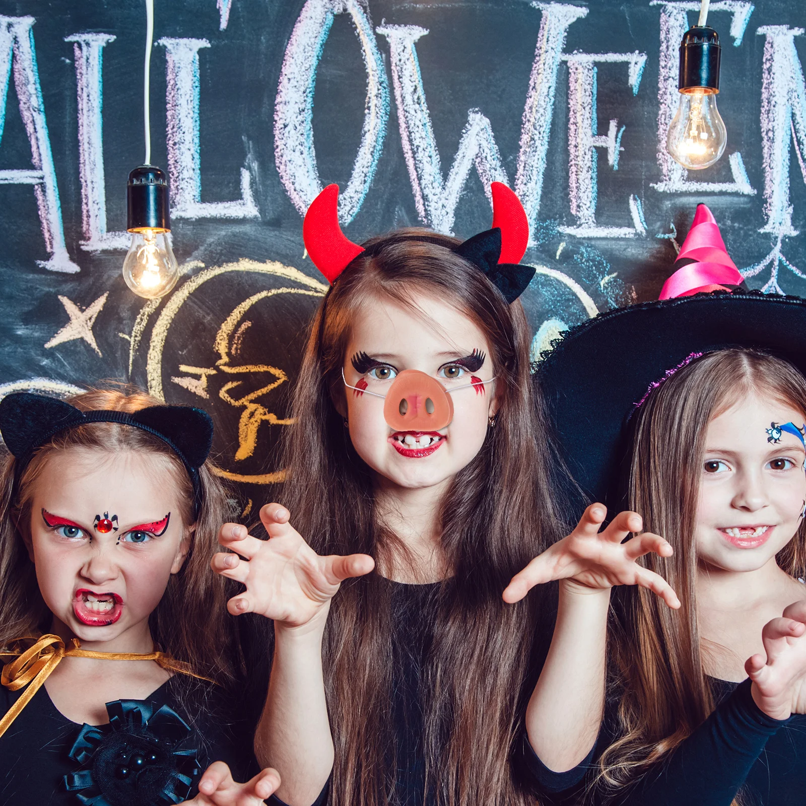 2Pcs Pig Nose Mask Lightweight Animal Shape Hollow Face Snout for Cosplay Masquerade Party Joke Accessory Set Pig Nose Mask
2Pcs Pig Nose Mask Lightweight Animal Shape Hollow Face Snout for Cosplay Masquerade Party Joke Accessory Set Pig Nose Mask