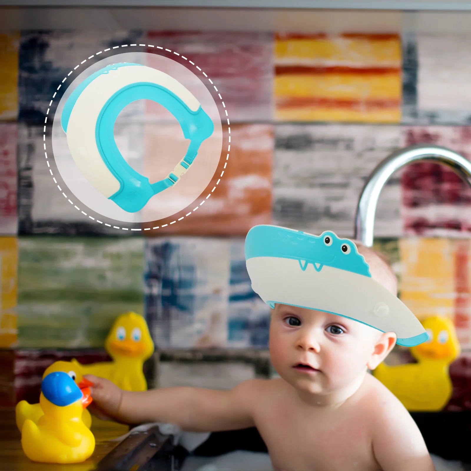 Waterproof Baby Bath Hat Adjustable Kids Hair Wash Cap Cartoon Style Shampoo Hat for Shower Children's Bath Caps
Waterproof Baby Bath Hat Adjustable Kids Hair Wash Cap Cartoon Style Shampoo Hat for Shower Children's Bath Caps