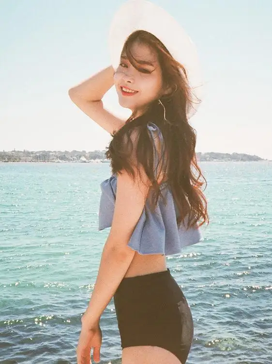 Women's One-oulder Thermal Spring Bikini Slimming Belly Covering Small Flat Angle Separate Swimsuit Coastal Time Brand
Women's One-oulder Thermal Spring Bikini Slimming Belly Covering Small Flat Angle Separate Swimsuit Coastal Time Brand