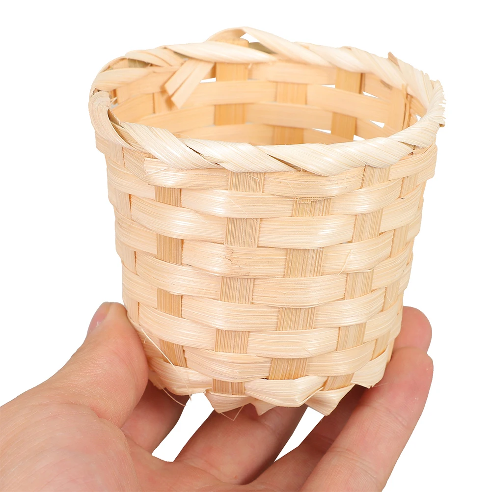 2Pcs Handwoven Bamboo Storage Baskets for Desk Sundries Elegant Home Decor Spacious Woven Basket Organizer Storage Basket
2Pcs Handwoven Bamboo Storage Baskets for Desk Sundries Elegant Home Decor Spacious Woven Basket Organizer Storage Basket