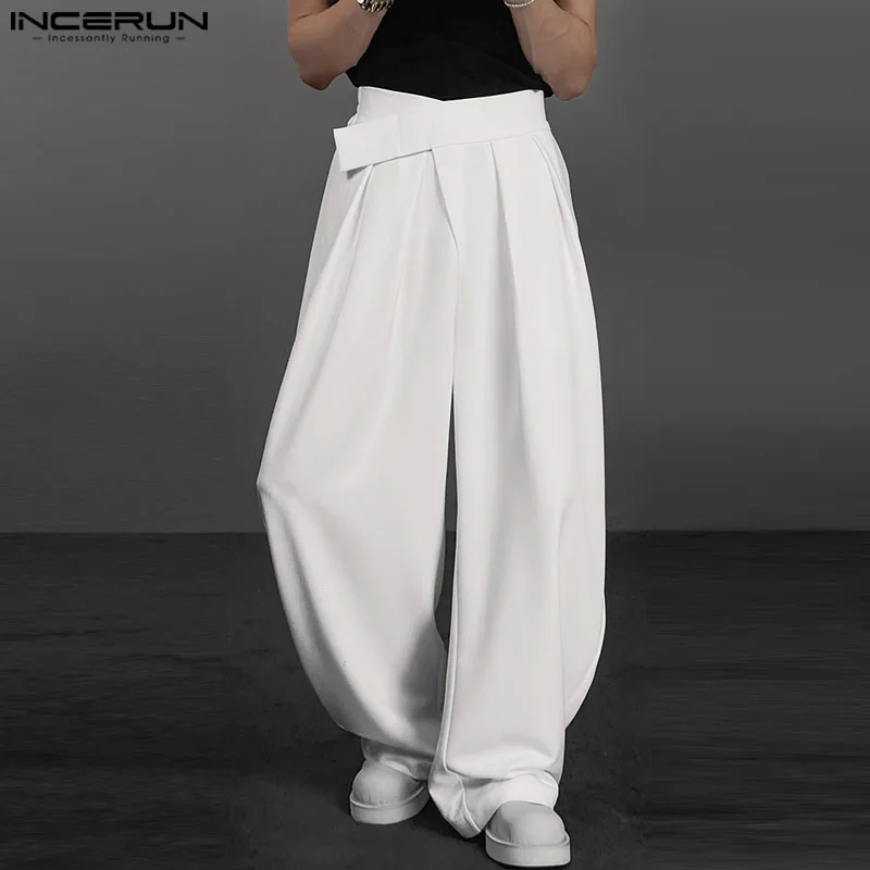 INCERUN 2024 Korean Style Trousers Men's Loose Straight Leg Design Solid Pant Casual Streetwear Simple All-match Pantalons S-5XL
INCERUN 2024 Korean Style Trousers Men's Loose Straight Leg Design Solid Pant Casual Streetwear Simple All-match Pantalons S-5XL