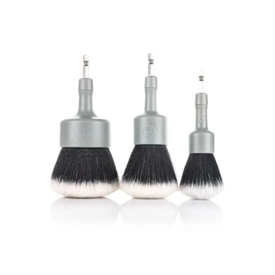- Dome Top Synthetic Drill Brush Set - Soft Bristle Drill Brush Attachments for Curved Surfaces and Car Detailing - 3 Pack
- Dome Top Synthetic Drill Brush Set - Soft Bristle Drill Brush Attachments for Curved Surfaces and Car Detailing - 3 Pack