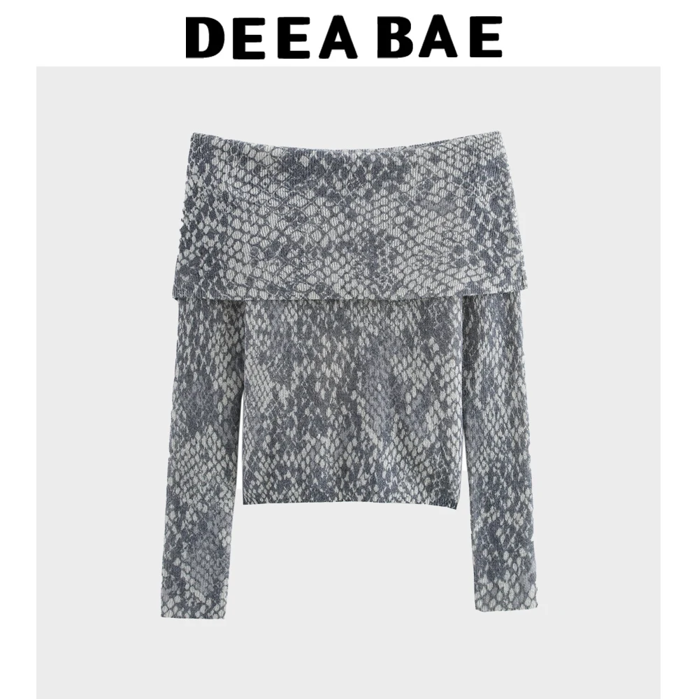 DEEABAE 2025 весенний новый продукт, женская одежда, жаккардовая повседневная трикотажная рубашка с прямым воротником и открытыми плечами, длинными рукавами
DEEABAE 2025 весенний новый продукт, женская одежда, жаккардовая повседневная трикотажная рубашка с прямым воротником и открытыми плечами, длинными рукавами