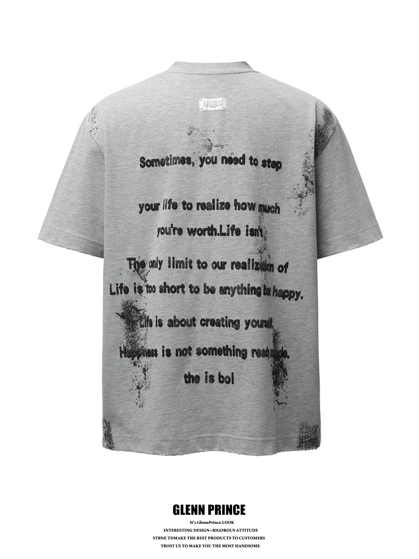 GPstudio American Street Style Heavyweight Letter Print Short Sleeve T-Shirt Men's Summer Oversize Couple Half Sleeve Tee
GPstudio American Street Style Heavyweight Letter Print Short Sleeve T-Shirt Men's Summer Oversize Couple Half Sleeve Tee