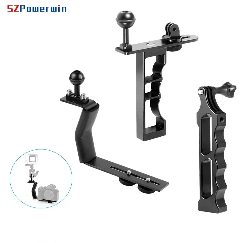 DSLR Camera Diving Tray Stabilizer Rig Handle Bracket Extension Arm for Underwater Camera Housing Case for GoPro/DJI Osmo Action
DSLR Camera Diving Tray Stabilizer Rig Handle Bracket Extension Arm for Underwater Camera Housing Case for GoPro/DJI Osmo Action