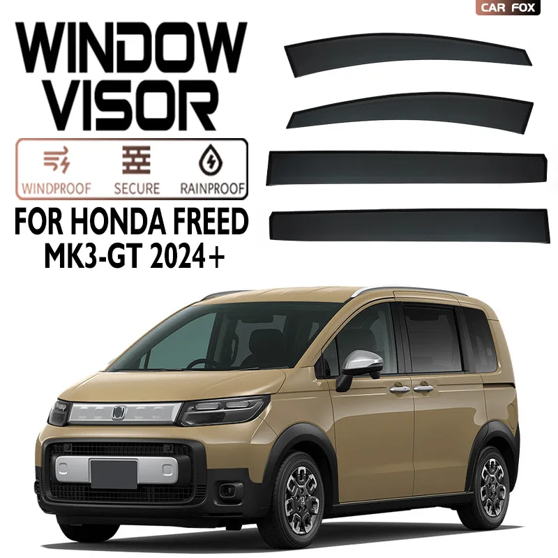 Window Deflector Car Window Rain Guard Sun & Rain Protection Car Decorative Accessories for Honda FreedGB5/GB6/GB3/GB4
Window Deflector Car Window Rain Guard Sun & Rain Protection Car Decorative Accessories for Honda FreedGB5/GB6/GB3/GB4