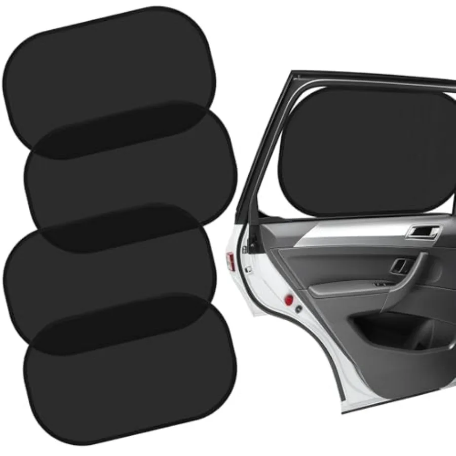 Car Window Shades for Baby 4 Pack,19.6 x 12 Sun Shades for Side Windows, Foldable Car Shades for Child, Adsorption Window Cover
Car Window Shades for Baby 4 Pack,19.6 x 12 Sun Shades for Side Windows, Foldable Car Shades for Child, Adsorption Window Cover