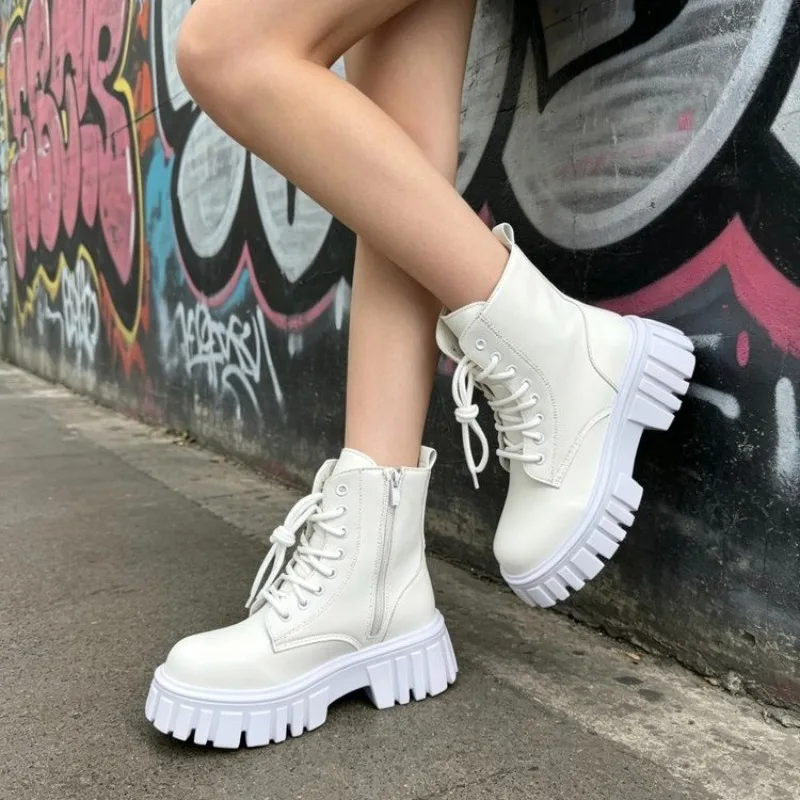Platform Round Toe Soft Side Zip Boots for Women
Platform Round Toe Soft Side Zip Boots for Women