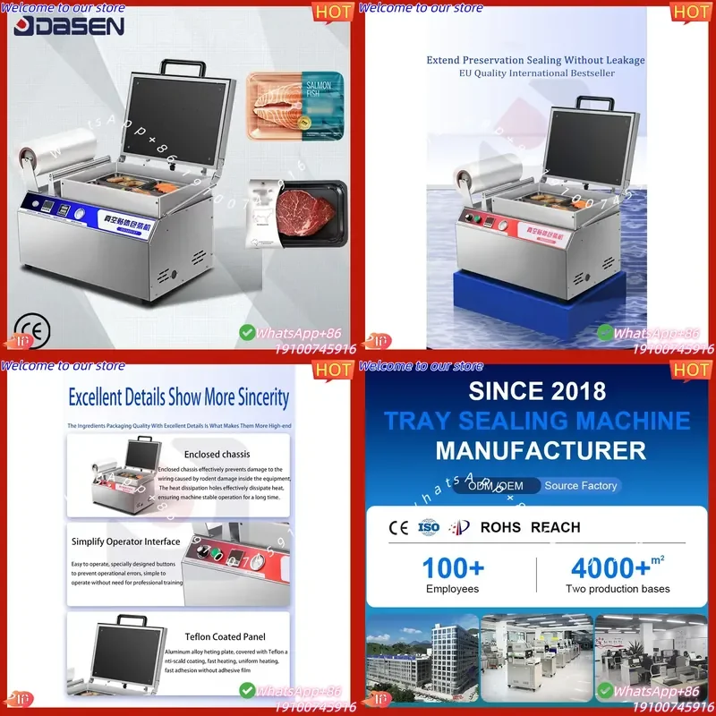 2026 DASEN Electric Tabletop Vacuum Machines Tray Sealing Machine Vacuum Packaging Seafood VSP Machine
2026 DASEN Electric Tabletop Vacuum Machines Tray Sealing Machine Vacuum Packaging Seafood VSP Machine