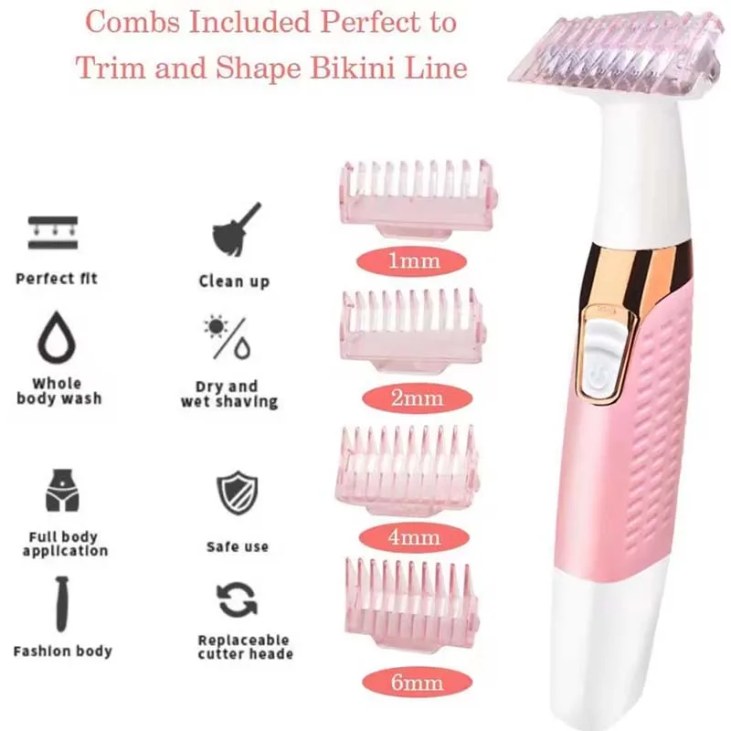 New Charging Women's Shaver Electric Hair Remover Nose Hair Eyebrow Set Private Multi-functional Hair Remover
New Charging Women's Shaver Electric Hair Remover Nose Hair Eyebrow Set Private Multi-functional Hair Remover