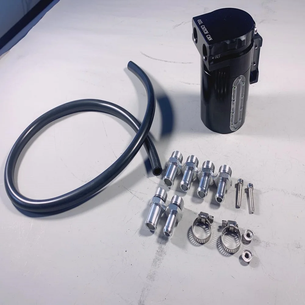 Automobile modification oil breather tank, exhaust gas and waste oil recovery tank
Automobile modification oil breather tank, exhaust gas and waste oil recovery tank