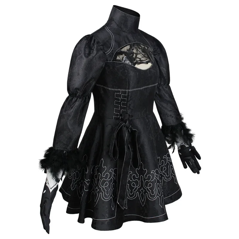 MN1 Nier Automata Cosplay Costume Yorha 2B sexy Outfit Games Suit Women Role Play Costumes Girls Halloween Party Fancy Dress8/yG
MN1 Nier Automata Cosplay Costume Yorha 2B sexy Outfit Games Suit Women Role Play Costumes Girls Halloween Party Fancy Dress8/yG