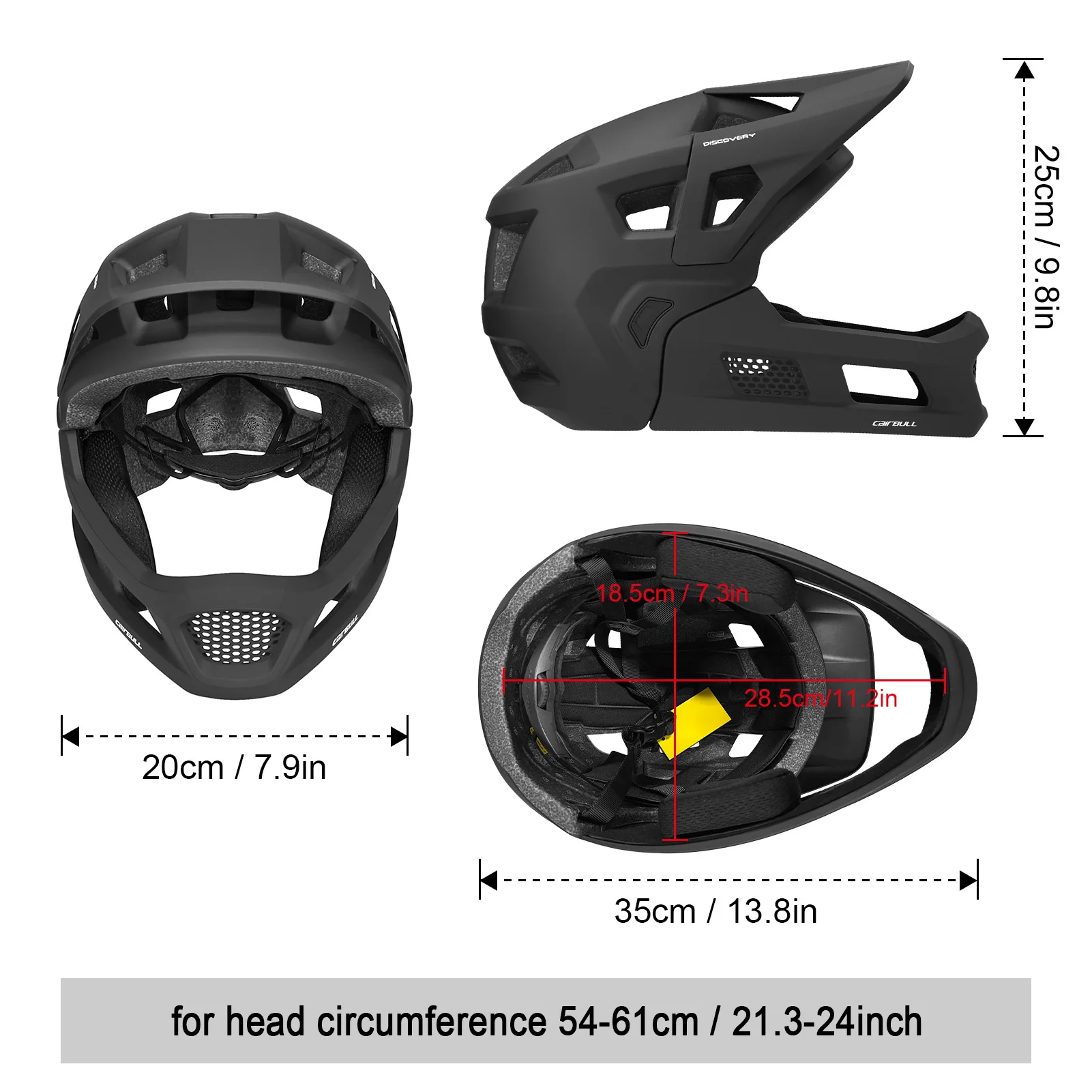 Mountain Bike Helmet Detachable Helmet Full Face Mountain Bike Helmet with Padding and + Silver Ion Straps Cycle Helmet
Mountain Bike Helmet Detachable Helmet Full Face Mountain Bike Helmet with Padding and + Silver Ion Straps Cycle Helmet
