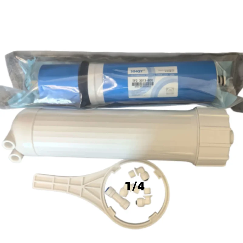 NSF 3013-400/600/800 water filter housing 1/4 thread interface 3013-800 GPD RO membrane Reverse osmosis water purifier Part
NSF 3013-400/600/800 water filter housing 1/4 thread interface 3013-800 GPD RO membrane Reverse osmosis water purifier Part
