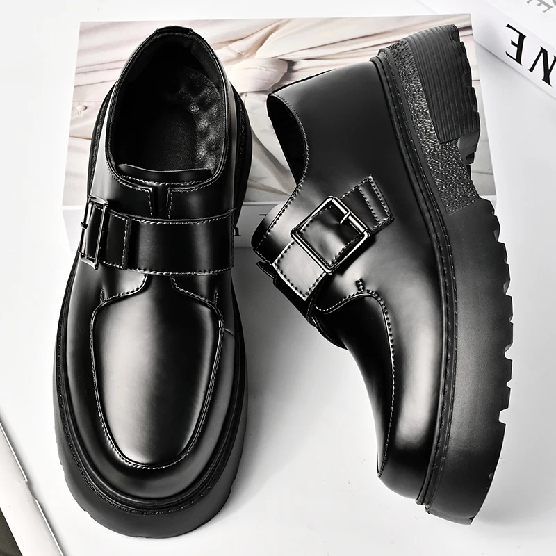 Brand Men Genuine Leather Shoes Chunky Platform Retro Shoes Comfortable Street Fashion High Quality Oxfords Casual Commute Shoes
Brand Men Genuine Leather Shoes Chunky Platform Retro Shoes Comfortable Street Fashion High Quality Oxfords Casual Commute Shoes