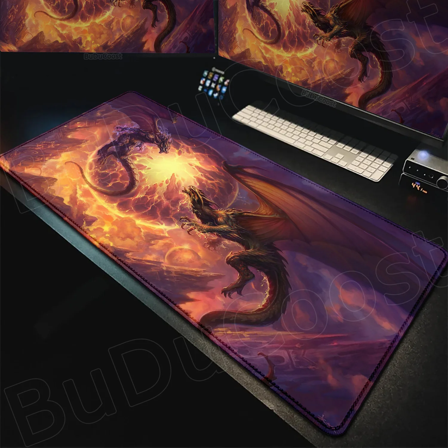Large Computer Anti-Slip Rubber Gaming Mouse Pad XXL Durable Thick Seam Suitable for Office Gaming Deskmat dragon Class Mousepad
Large Computer Anti-Slip Rubber Gaming Mouse Pad XXL Durable Thick Seam Suitable for Office Gaming Deskmat dragon Class Mousepad