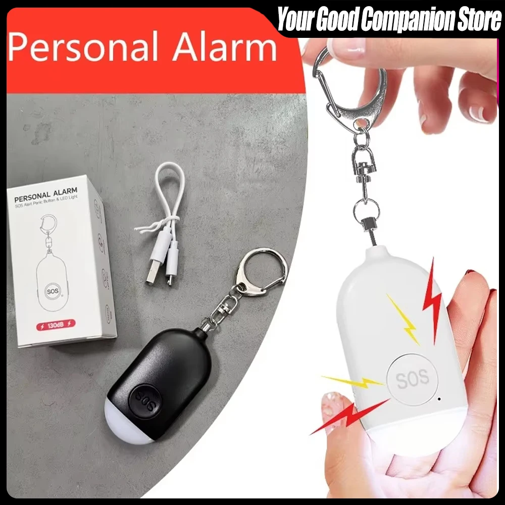 Rechargeable Self Defense Keychain Alarm 130dB Loud Emergency Personal Siren with Flashing Strobe Light SOS Safety Alert Device
Rechargeable Self Defense Keychain Alarm 130dB Loud Emergency Personal Siren with Flashing Strobe Light SOS Safety Alert Device