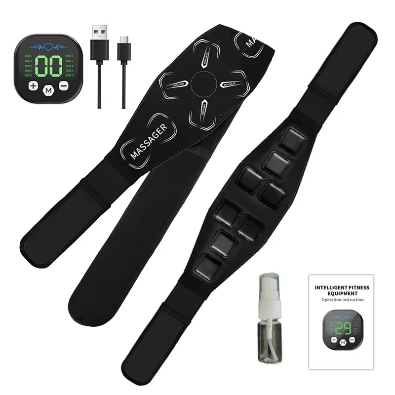Abdominal Toning Belt Smart Abs Trainer Muscle Toner Body Waist Massager Home Gym Fitness Equipment USB Recharge
Abdominal Toning Belt Smart Abs Trainer Muscle Toner Body Waist Massager Home Gym Fitness Equipment USB Recharge