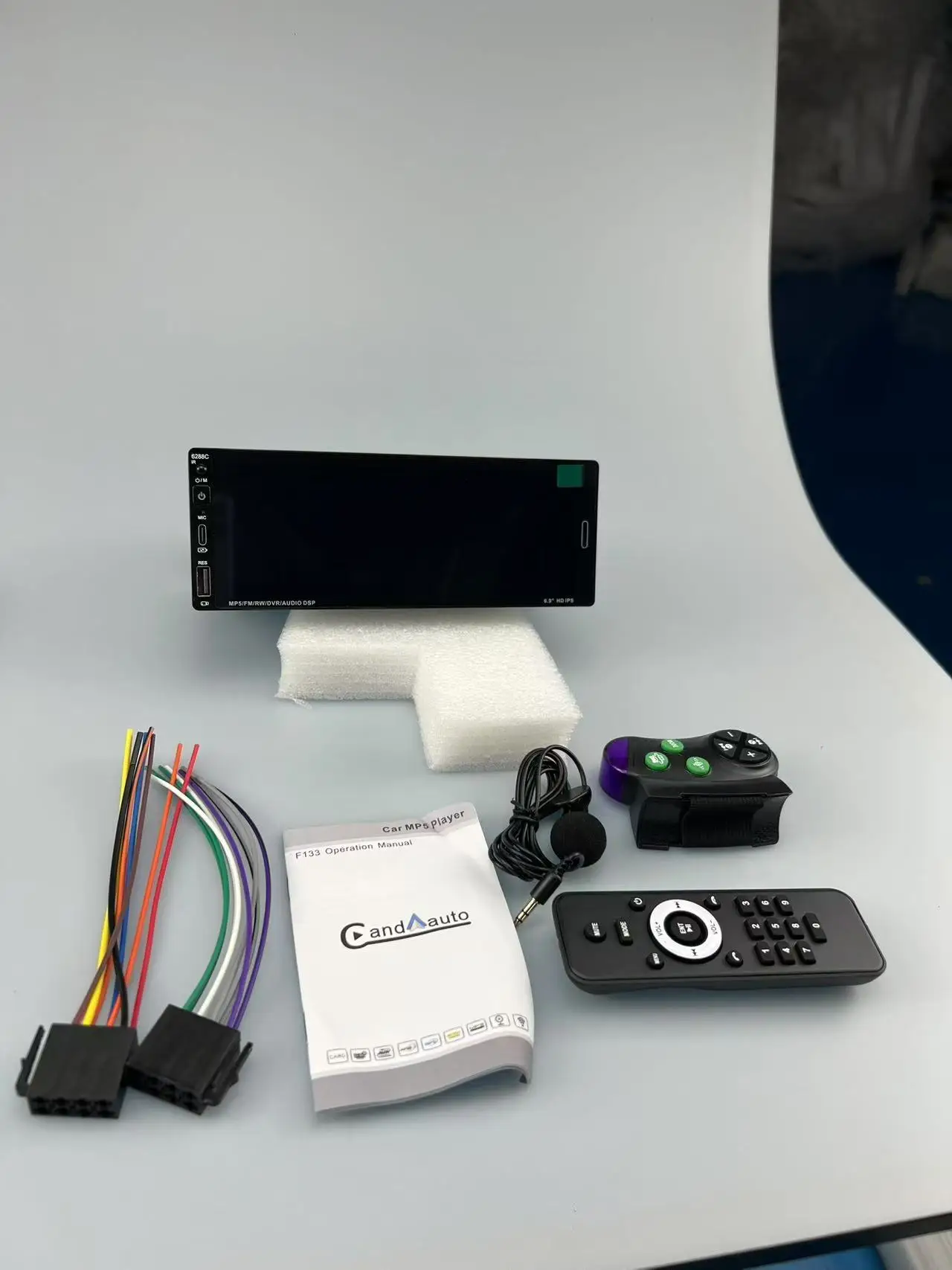 Автомобильный MP5-плеер, черный плеер, 6,9-дюймовый проводной Carplay Android, автомобильный радиоприемник, Bluetooth FM, USB Type-C, зарядка6288c
Автомобильный MP5-плеер, черный плеер, 6,9-дюймовый проводной Carplay Android, автомобильный радиоприемник, Bluetooth FM, USB Type-C, зарядка6288c