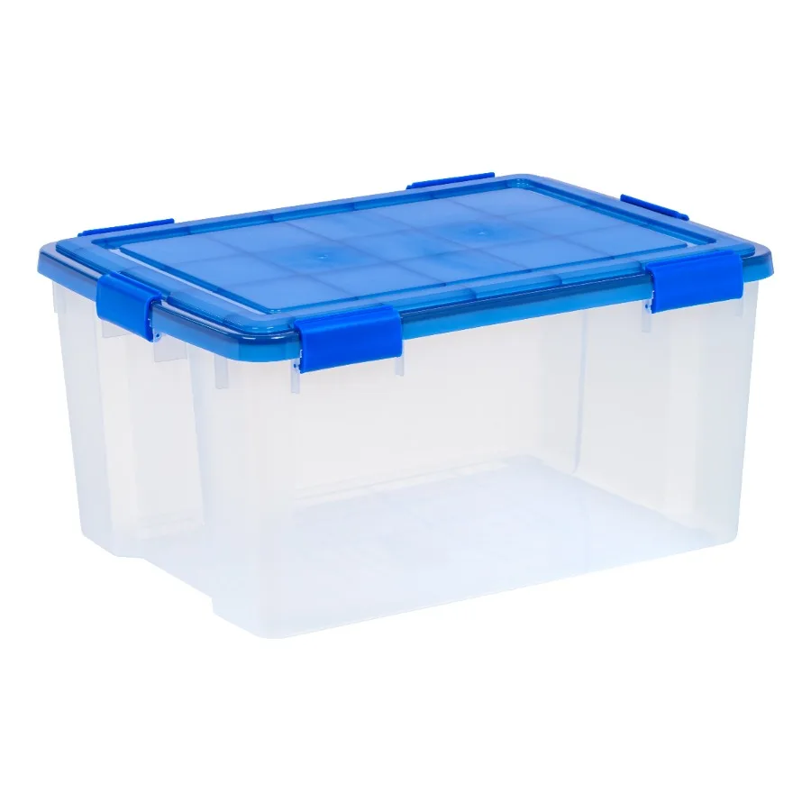 IRIS 62 Qt. Plastic Storage Bins with Sealed Lids, Clear Gasket Box, Airtight Containers
IRIS 62 Qt. Plastic Storage Bins with Sealed Lids, Clear Gasket Box, Airtight Containers