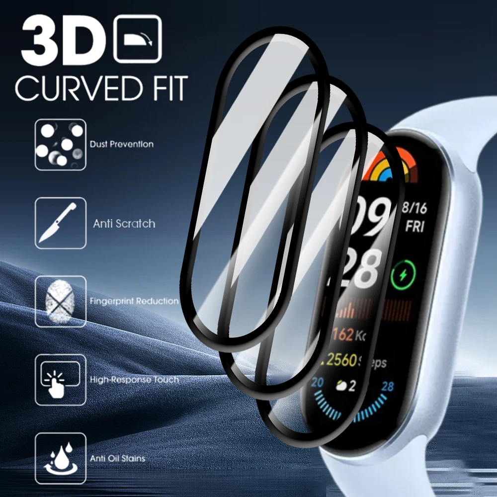 Band9 Full Curved Soft Screen Protector For Xiaomi Mi Band 9 Smartband Accessories Ultra-HD Anti-scratch Protective Film
Band9 Full Curved Soft Screen Protector For Xiaomi Mi Band 9 Smartband Accessories Ultra-HD Anti-scratch Protective Film