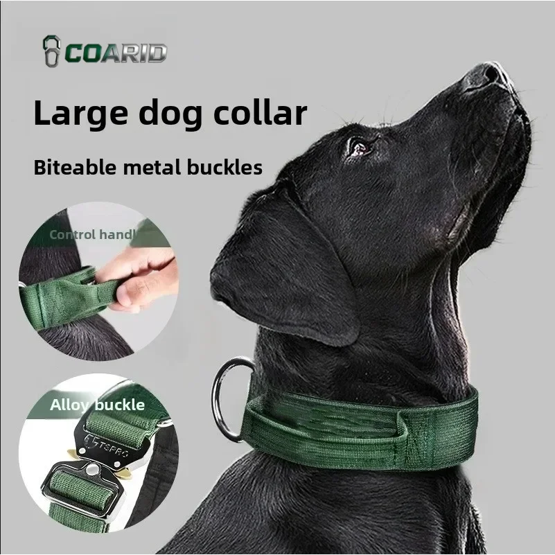 Tactical Dog Collar Military Green, Heavy Duty Nylon Quick Release Buckle, Adjustable Pet Collar for Medium Large Dogs Outdoor
Tactical Dog Collar Military Green, Heavy Duty Nylon Quick Release Buckle, Adjustable Pet Collar for Medium Large Dogs Outdoor