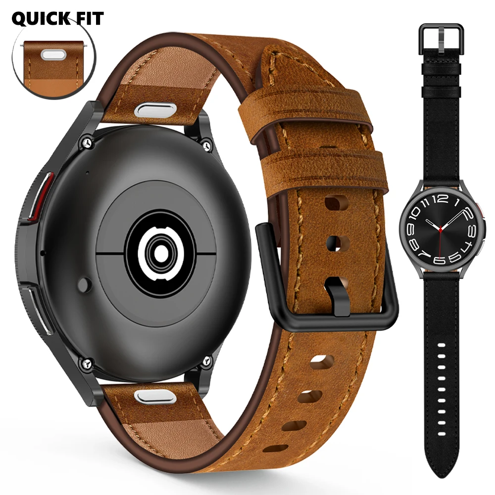 Leather quick fit strap for Samsung Galaxy 46mm 3 4 5 pro 6 40 44mm band for Huawei Watch4 Pro GT3 43mm for Amazfit GTR 20 22mm
Leather quick fit strap for Samsung Galaxy 46mm 3 4 5 pro 6 40 44mm band for Huawei Watch4 Pro GT3 43mm for Amazfit GTR 20 22mm