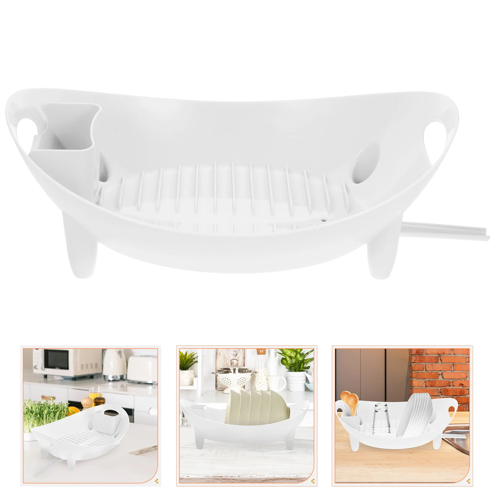 Large Countertop Dish Drying Rack Kitchen Utensil Holder Organizer Draining Storage Space-Saving White Household Tableware
Large Countertop Dish Drying Rack Kitchen Utensil Holder Organizer Draining Storage Space-Saving White Household Tableware