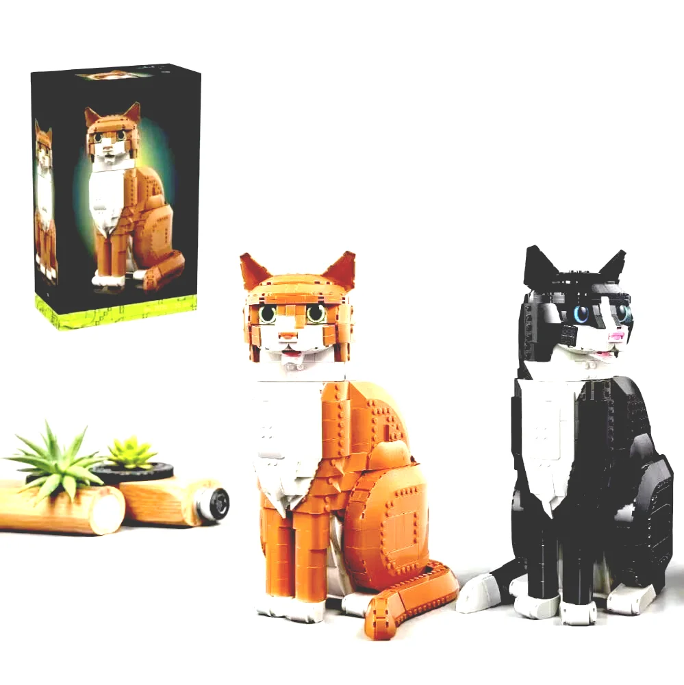 In Stock Ideas Cute Cartoon Cat Orange Cat 21376 Tuxedo Cat 21349 Building Blocks Assemble Puzzle Model Toys For Birthday Gifts
In Stock Ideas Cute Cartoon Cat Orange Cat 21376 Tuxedo Cat 21349 Building Blocks Assemble Puzzle Model Toys For Birthday Gifts