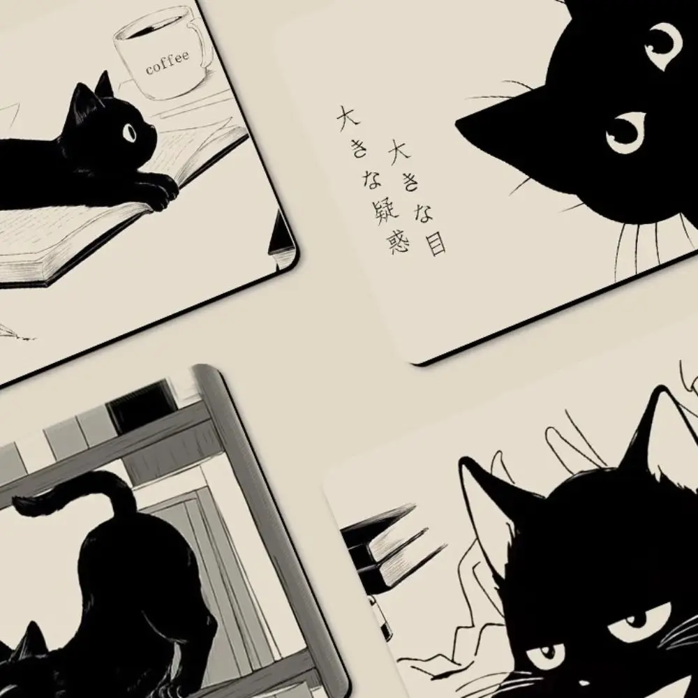 Creative Desk Mat Cat Mouse Pads Anti-Slip Waterproof Waterproof Keyboard Mat Thickened Literary Black Cat Mouse Pad Home Decor
Creative Desk Mat Cat Mouse Pads Anti-Slip Waterproof Waterproof Keyboard Mat Thickened Literary Black Cat Mouse Pad Home Decor