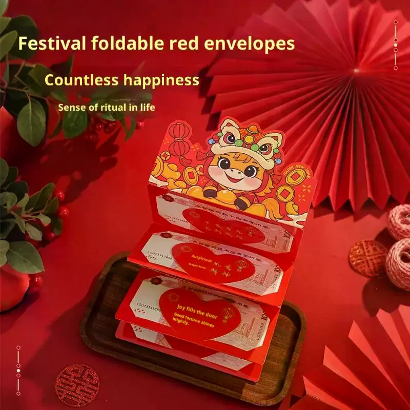 1 шт., 2026 год лошади, красный конверт, 2/6/10/20 слот для карт, складной Hongbao, китайский лунный Новый год, бумажные конверты на удачу, красные денежные конверты
1 шт., 2026 год лошади, красный конверт, 2/6/10/20 слот для карт, складной Hongbao, китайский лунный Новый год, бумажные конверты на удачу, красные денежные конверты