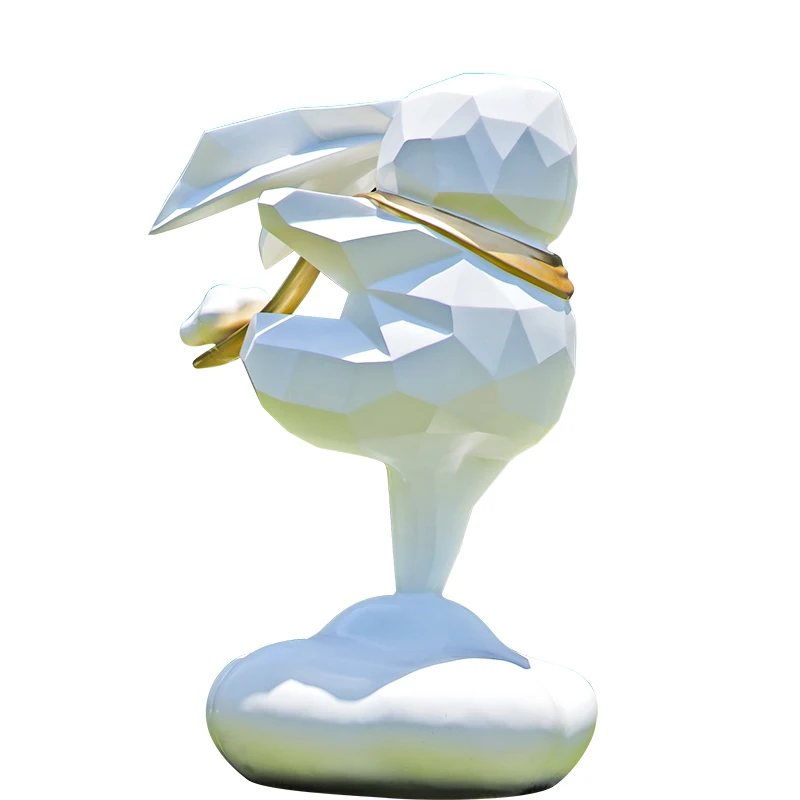 Outdoor dreamer geometric big rabbit cartoon fiberglass sculpture Internet celebrity store entrance Meichen shopping mall decora
Outdoor dreamer geometric big rabbit cartoon fiberglass sculpture Internet celebrity store entrance Meichen shopping mall decora