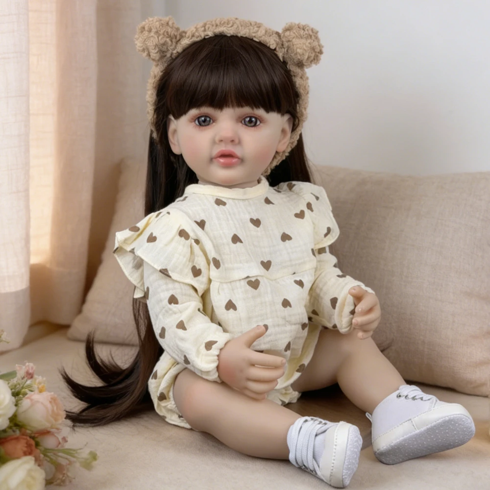 BZDOLL 55cm 22in Full Vinyl Princess Doll, Long Hair, Dress Up & Bath Toy, Handmade Collectible Birthday Gift
BZDOLL 55cm 22in Full Vinyl Princess Doll, Long Hair, Dress Up & Bath Toy, Handmade Collectible Birthday Gift