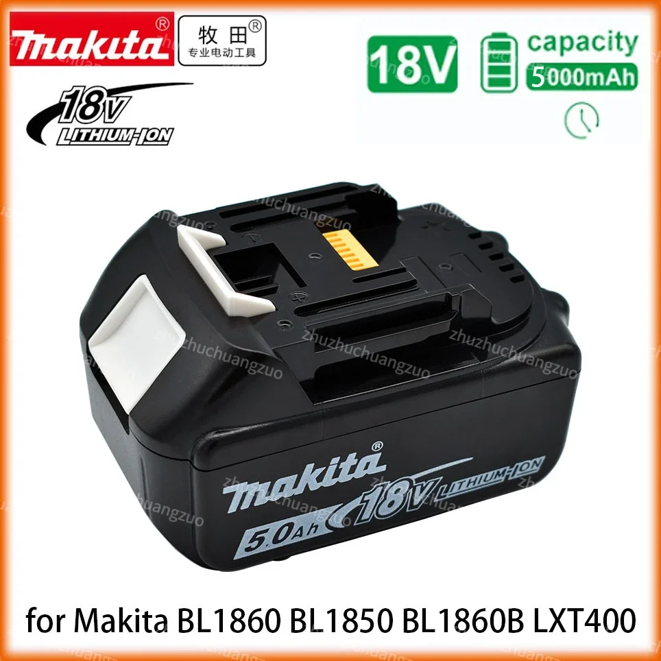 Original Makita 18V 5.0Ah 6.0Ah With LED lithium ion replacement LXT BL1860B BL1850 Makita rechargeable power tool battery 5000
Original Makita 18V 5.0Ah 6.0Ah With LED lithium ion replacement LXT BL1860B BL1850 Makita rechargeable power tool battery 5000