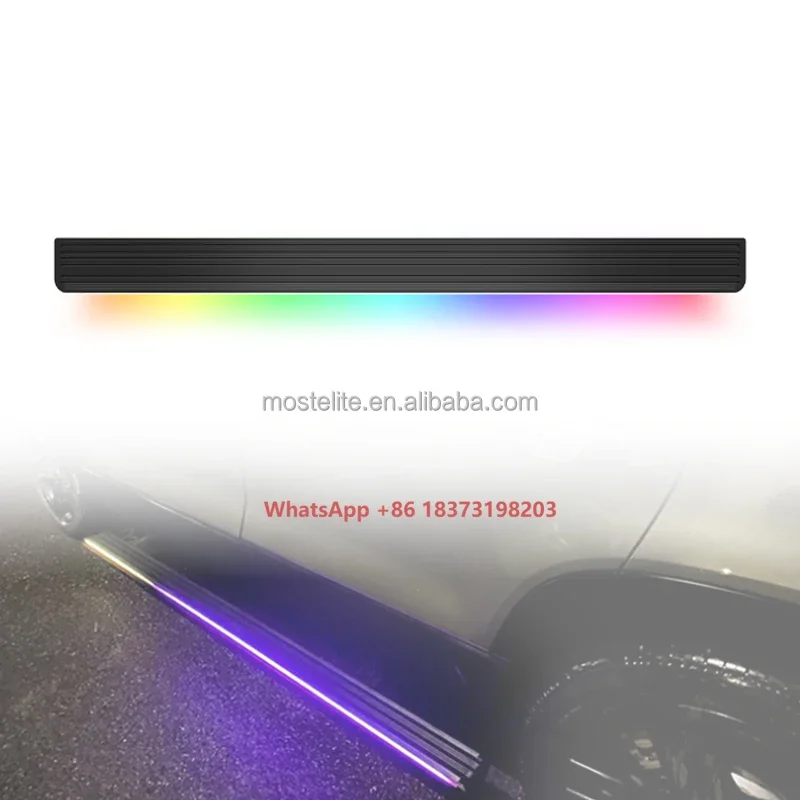 High Quality Aluminum Alloy Running Board Lighted Electric Step Automatic Retractable Side Step for Rox 01 Accessories
High Quality Aluminum Alloy Running Board Lighted Electric Step Automatic Retractable Side Step for Rox 01 Accessories
