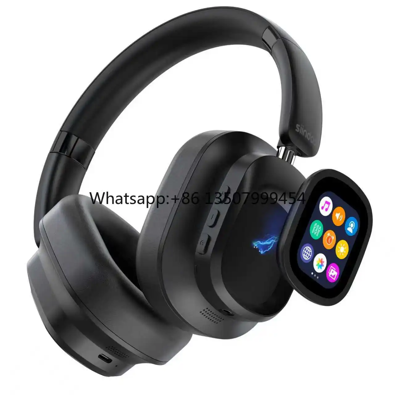 AI Over-Ear Wireless Bluetooth Headphones ANC Noise-Canceling Sports with Screen Transparent Color Display Touch Control 930PLUS
AI Over-Ear Wireless Bluetooth Headphones ANC Noise-Canceling Sports with Screen Transparent Color Display Touch Control 930PLUS