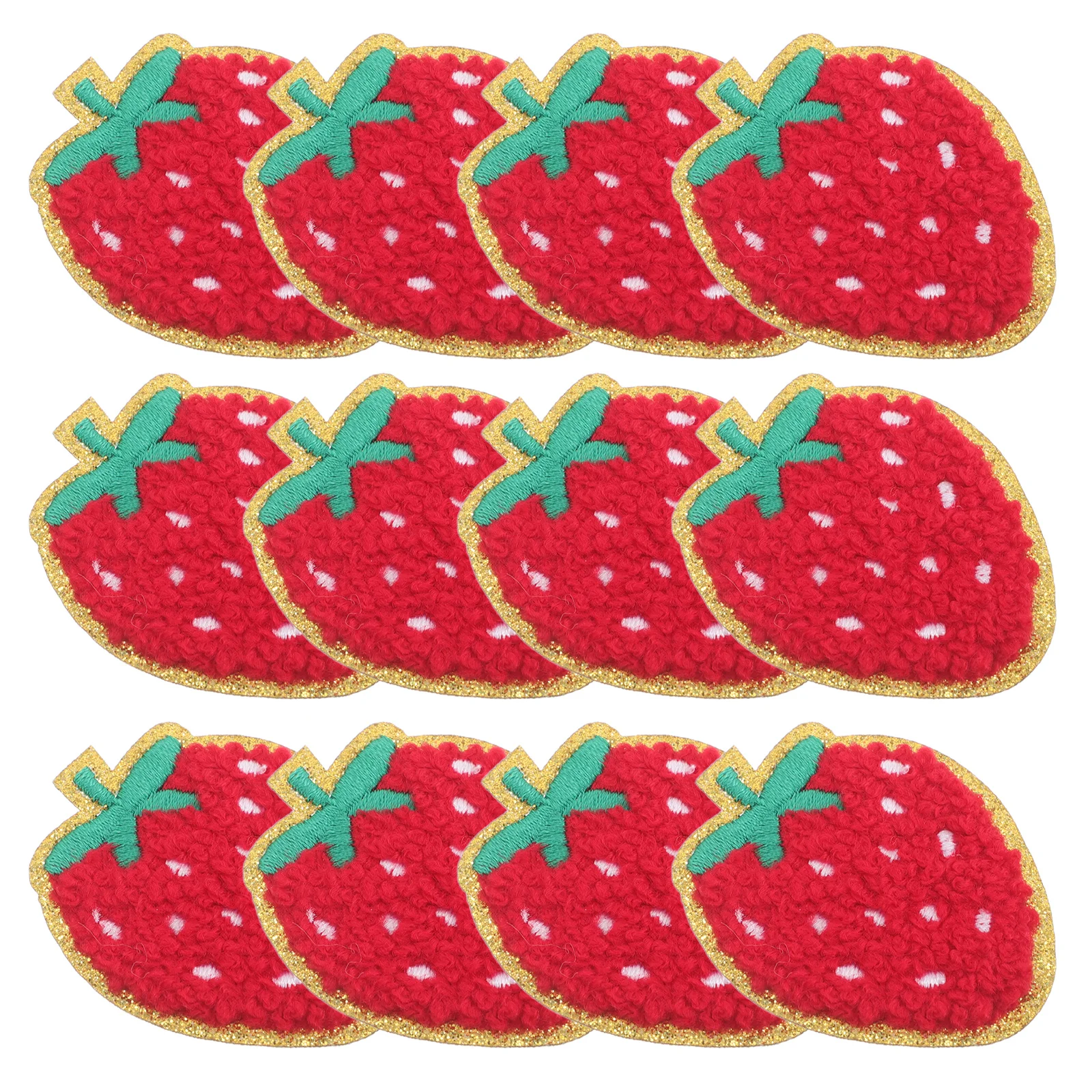 12pcs Embroidered Cloth Patch Cute Strawberry Stickers Iron On Computer Embroidery Jacket Decorations Washable Appliques
12pcs Embroidered Cloth Patch Cute Strawberry Stickers Iron On Computer Embroidery Jacket Decorations Washable Appliques