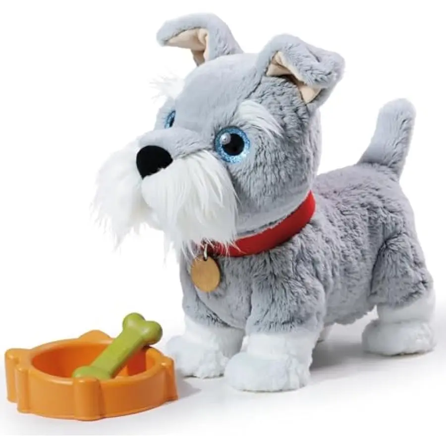 TUMAMA Electronic Interactive Plush Dog Toy, Voice-Activated Control Stuffed Animal Pet Toys, Walking, Singing, Barking, Tail Wa
TUMAMA Electronic Interactive Plush Dog Toy, Voice-Activated Control Stuffed Animal Pet Toys, Walking, Singing, Barking, Tail Wa