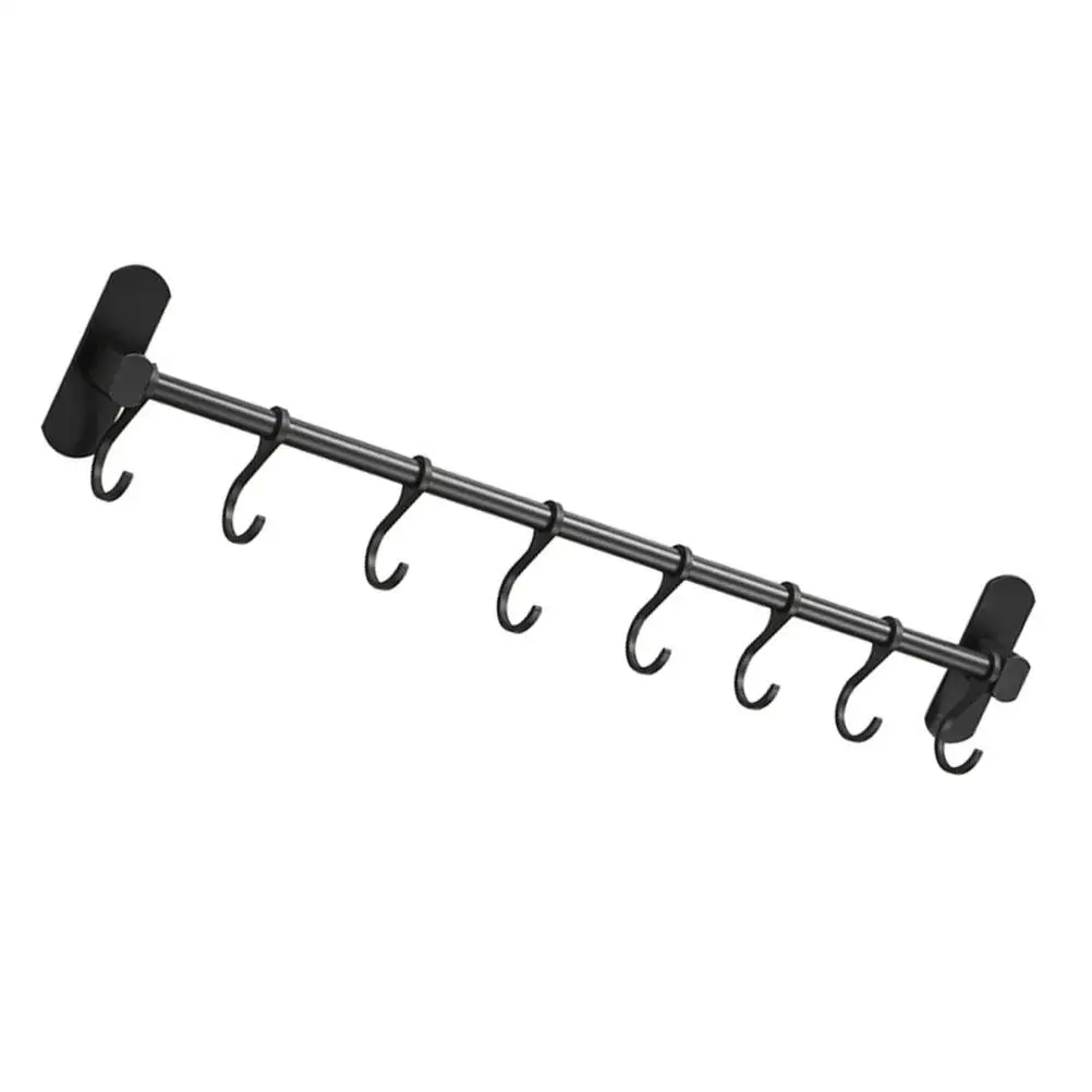 Kitchen Rail Stainless Hook for Hanging Hooks Utensils Wall Rack with Holder Organizer
Kitchen Rail Stainless Hook for Hanging Hooks Utensils Wall Rack with Holder Organizer
