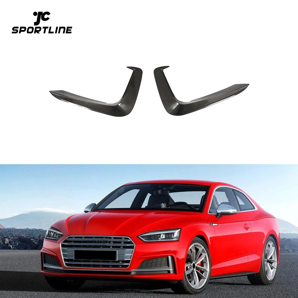Carbon Fiber Front Bumper Canards For Audi A5 SLine S5 2017-2019
Carbon Fiber Front Bumper Canards For Audi A5 SLine S5 2017-2019