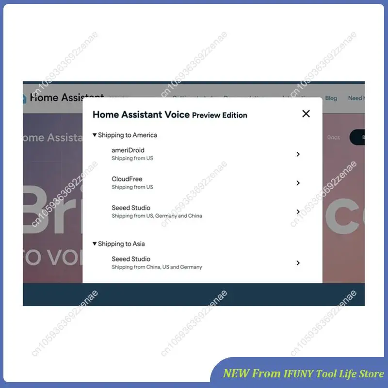 Home Assistant Voice Preview Edition ESP32-S3 Soc With 16MB Of FLASH Storage 2.4 Ghz Wi-Fi Bluetooth 5.0 New
Home Assistant Voice Preview Edition ESP32-S3 Soc With 16MB Of FLASH Storage 2.4 Ghz Wi-Fi Bluetooth 5.0 New