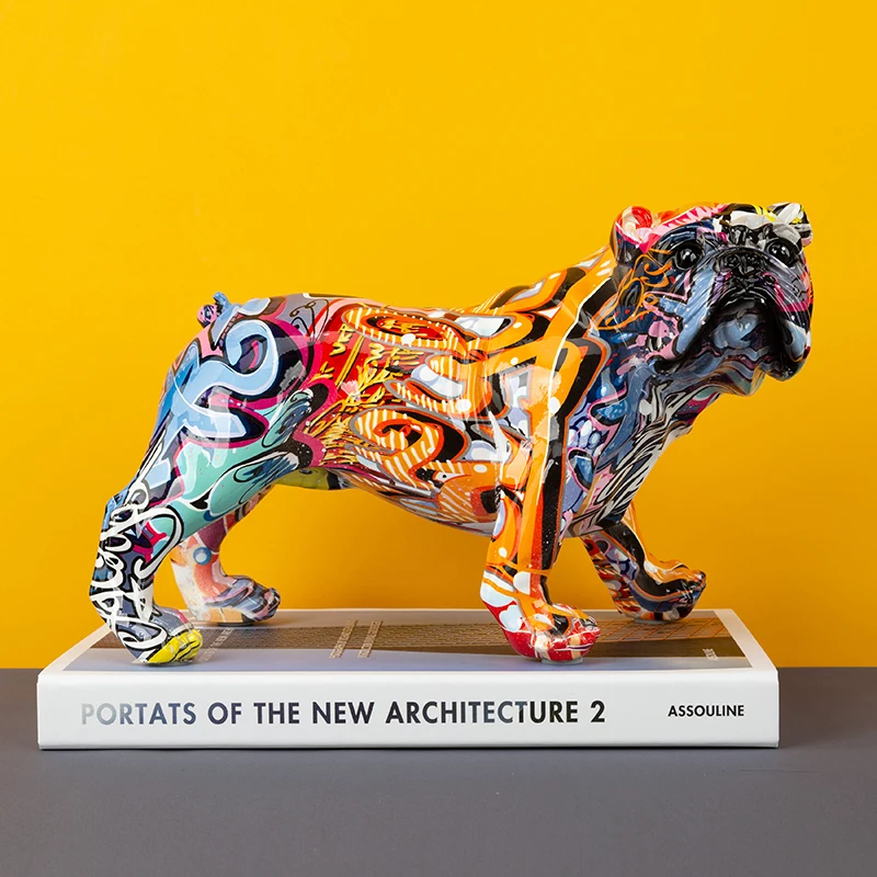 Painted Color Dog Decoration Simple Creative Water Transfer Dog Statue Home Entrance Wine Cabinet Office Decorations Resin Craft
Painted Color Dog Decoration Simple Creative Water Transfer Dog Statue Home Entrance Wine Cabinet Office Decorations Resin Craft