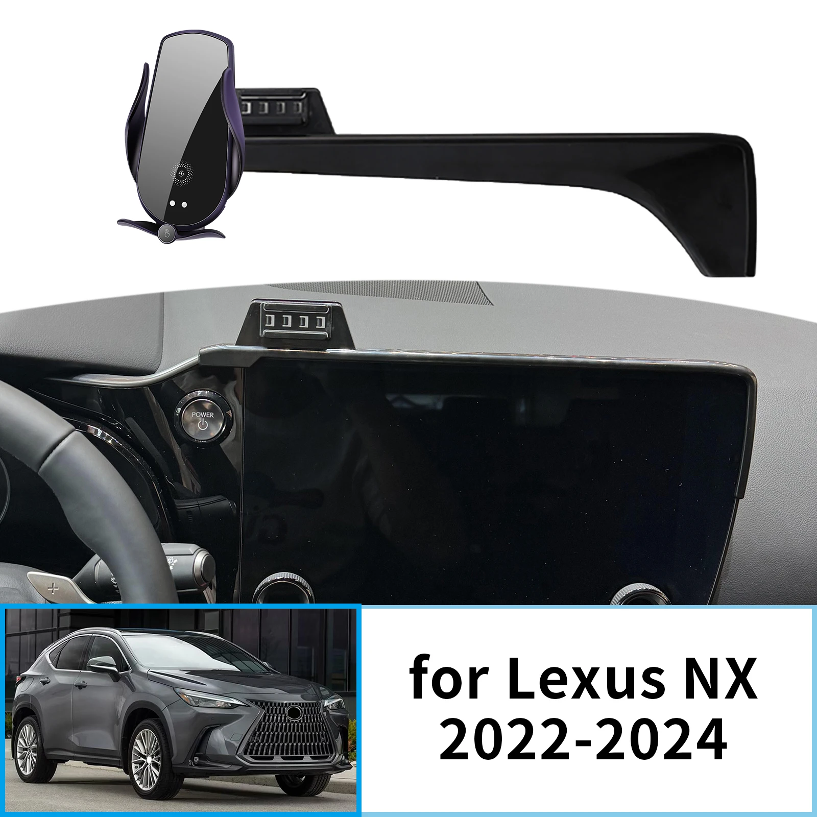 Car Mobile Phone Holder for Lexus NX 2022-2024 (14in)(9.8in) GPS Bracket Navigation Stand Auto Accessories
Car Mobile Phone Holder for Lexus NX 2022-2024 (14in)(9.8in) GPS Bracket Navigation Stand Auto Accessories