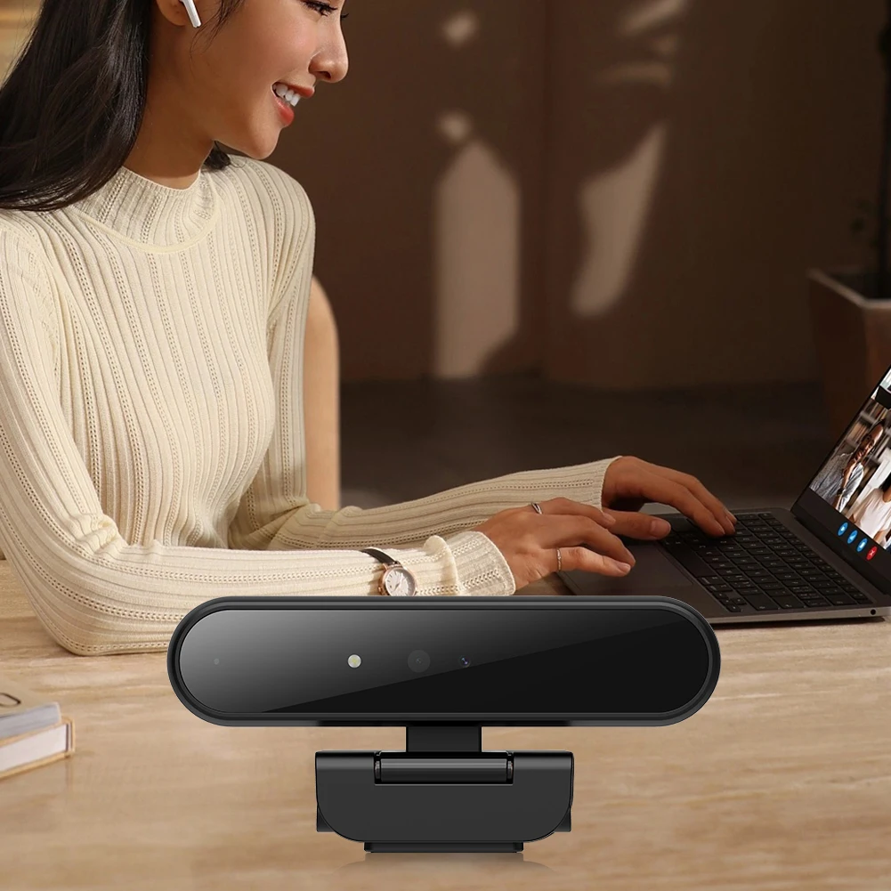 Portable Facial Recognition Webcam Support Face ID Unlock and Web Login 1080P HD Camera with Microphone for Windows PC
Portable Facial Recognition Webcam Support Face ID Unlock and Web Login 1080P HD Camera with Microphone for Windows PC