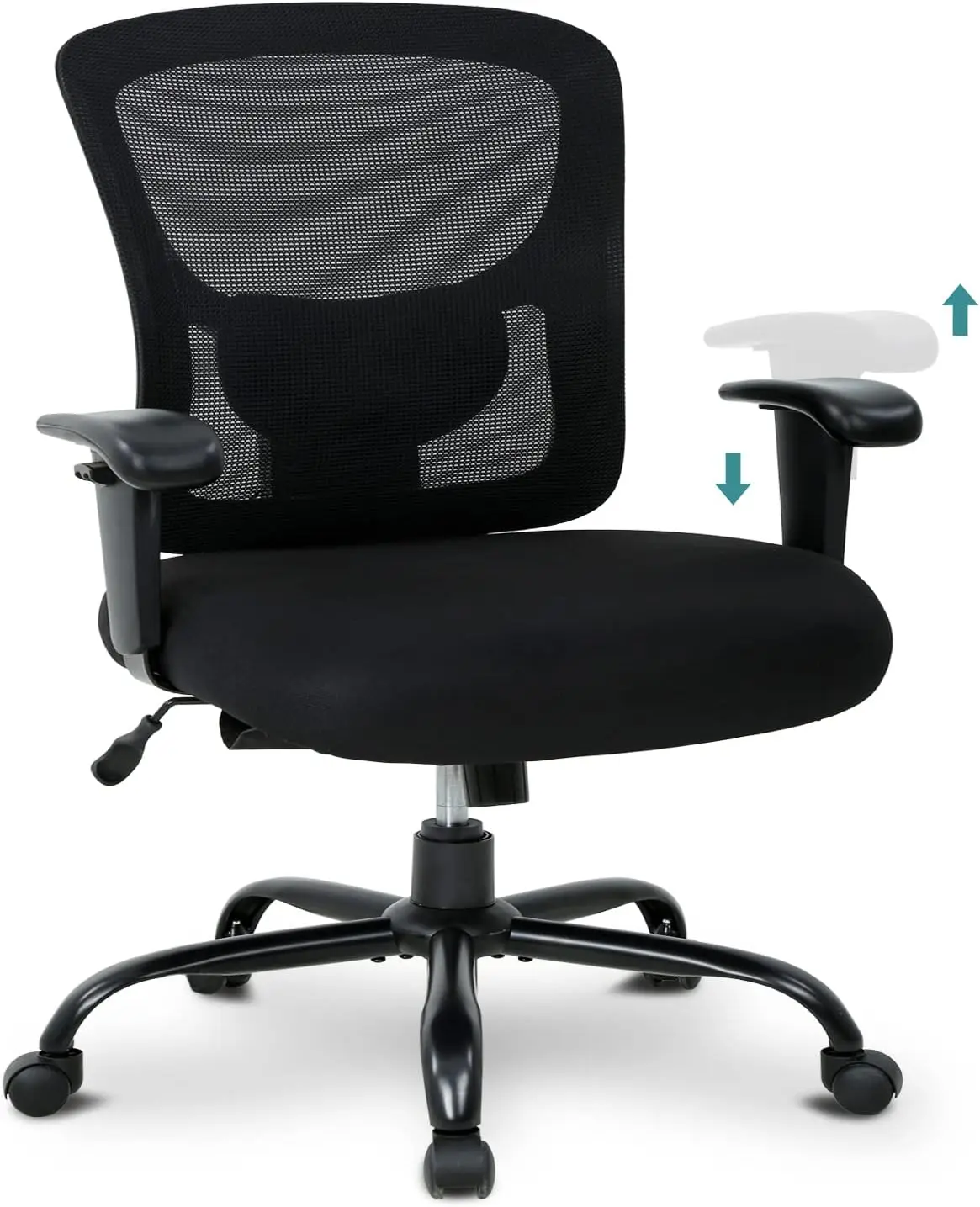 Big And Tall Office Chair For Heavy People 400Lbs Computer Desk Chair Extra Wide Seat Adjustable Arms Rolling Chair For Desk
Big And Tall Office Chair For Heavy People 400Lbs Computer Desk Chair Extra Wide Seat Adjustable Arms Rolling Chair For Desk