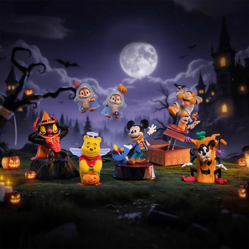 Винни Микки Стич Хэллоуин Фэнтези Ночь Серия Слепая Коробка Милая Смола Модель Аниме Периферийная Фигурка Игрушка Настольный Орнамент Подарок 
Винни Микки Стич Хэллоуин Фэнтези Ночь Серия Слепая Коробка Милая Смола Модель Аниме Периферийная Фигурка Игрушка Настольный Орнамент Подарок