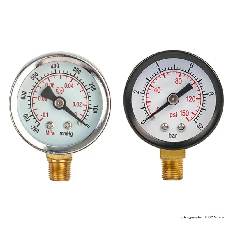 28GF 1/8"NPT Thread Filter Pressure Gauge Meter Manometer, for Water Pressure Testing
28GF 1/8"NPT Thread Filter Pressure Gauge Meter Manometer, for Water Pressure Testing