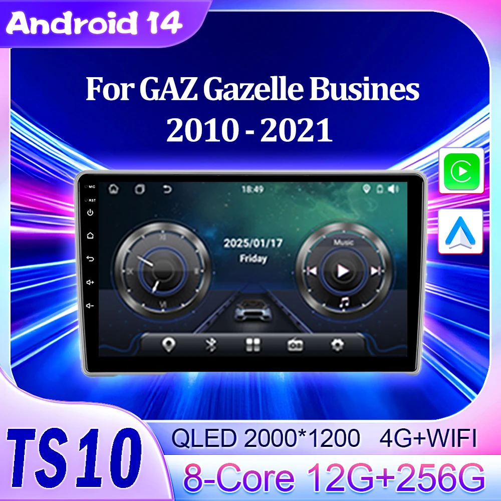 Autoradio For GAZ Gazelle Busines 2010 - 2021 Intelligent System Car Radio Multimedia Video Player Touch Screen Stereo Head Unit
Autoradio For GAZ Gazelle Busines 2010 - 2021 Intelligent System Car Radio Multimedia Video Player Touch Screen Stereo Head Unit