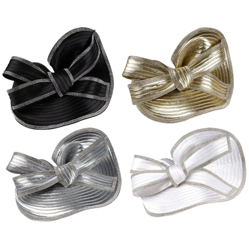 TeaParty Fascinator Hat Hairhoop for Party Wedding Women Rhinestones Bowknot Fascinator Headband Exaggerated Church Caps Y166
TeaParty Fascinator Hat Hairhoop for Party Wedding Women Rhinestones Bowknot Fascinator Headband Exaggerated Church Caps Y166