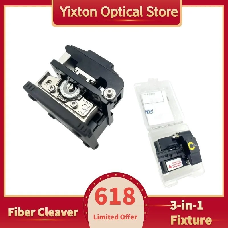 618 Exclusive fiber optic cleaver High-precision cutter for single mode FTTH Cutting tools cold splicing tool kit cutter blade
618 Exclusive fiber optic cleaver High-precision cutter for single mode FTTH Cutting tools cold splicing tool kit cutter blade